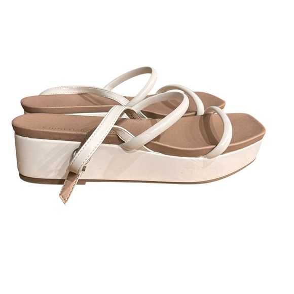 Women's Chinese laundry L.A. platform wedge sandals 9 - Picture 4 of 6